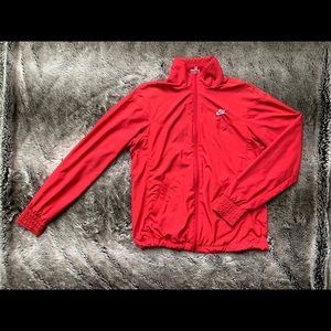 Red Nike Bomber Jacket